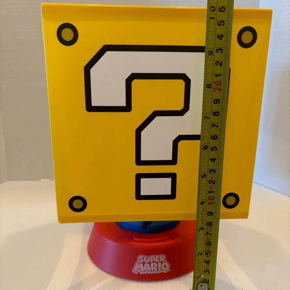 Paladone Super Mario Bros Icon Lamp with 3 Brightness Settings and Auto Shut Off